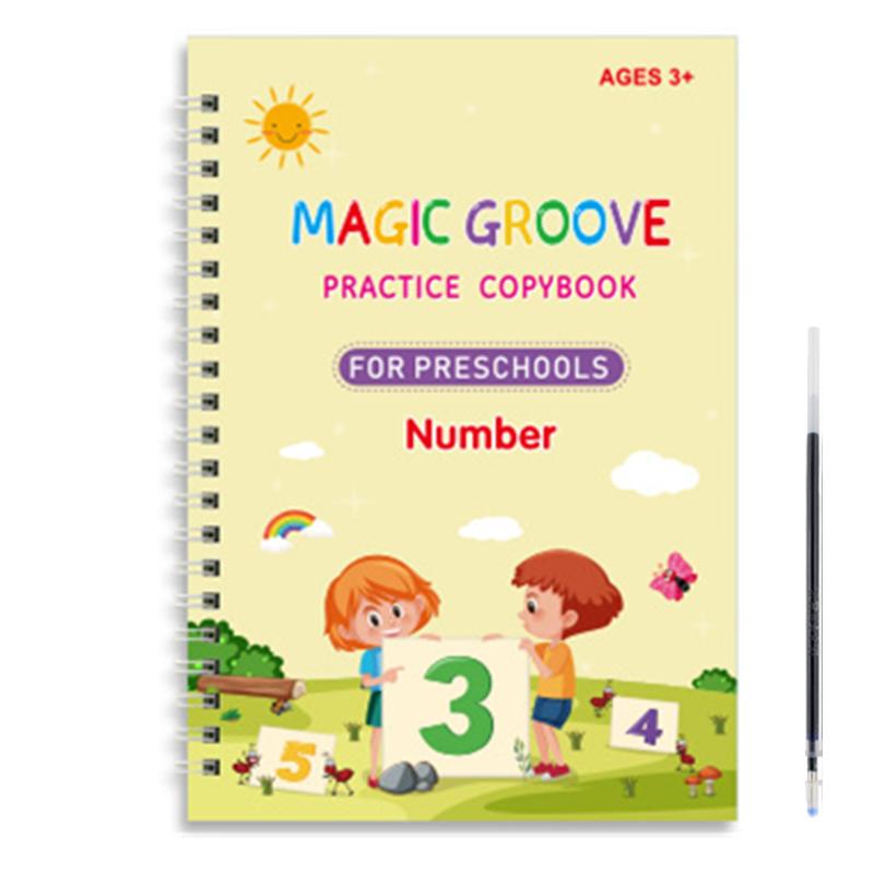 Reusable Magic Copybooks Baby Montessori Toys Magical Drawing Children Pen Control Training Books Kids Learning Educational Toys