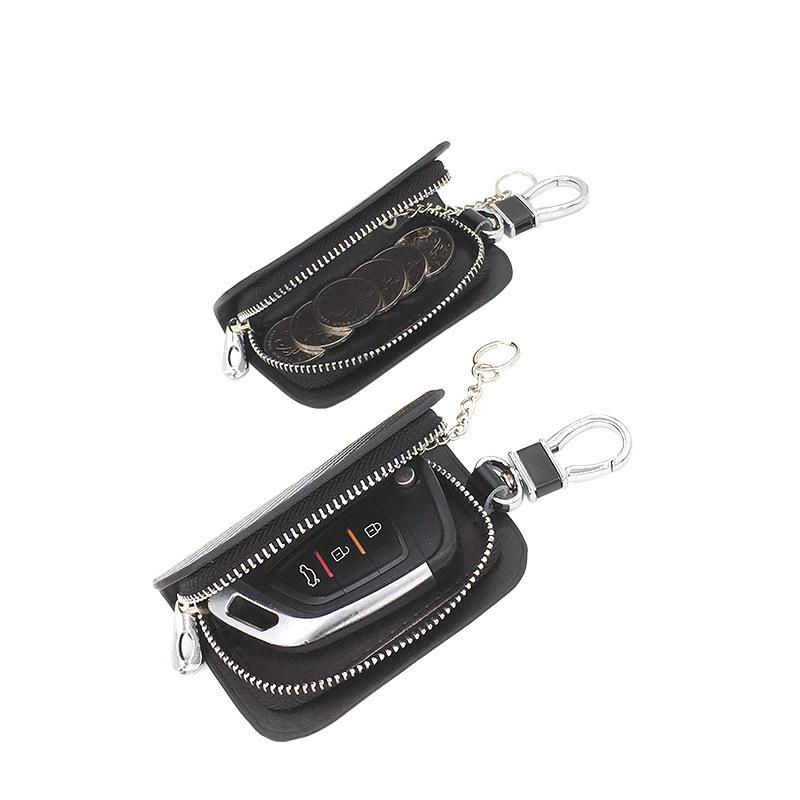 Volkswagen Ford Volvo Buick Crown Haval Key Bag - Carbon Fiber Texture Black Keyring