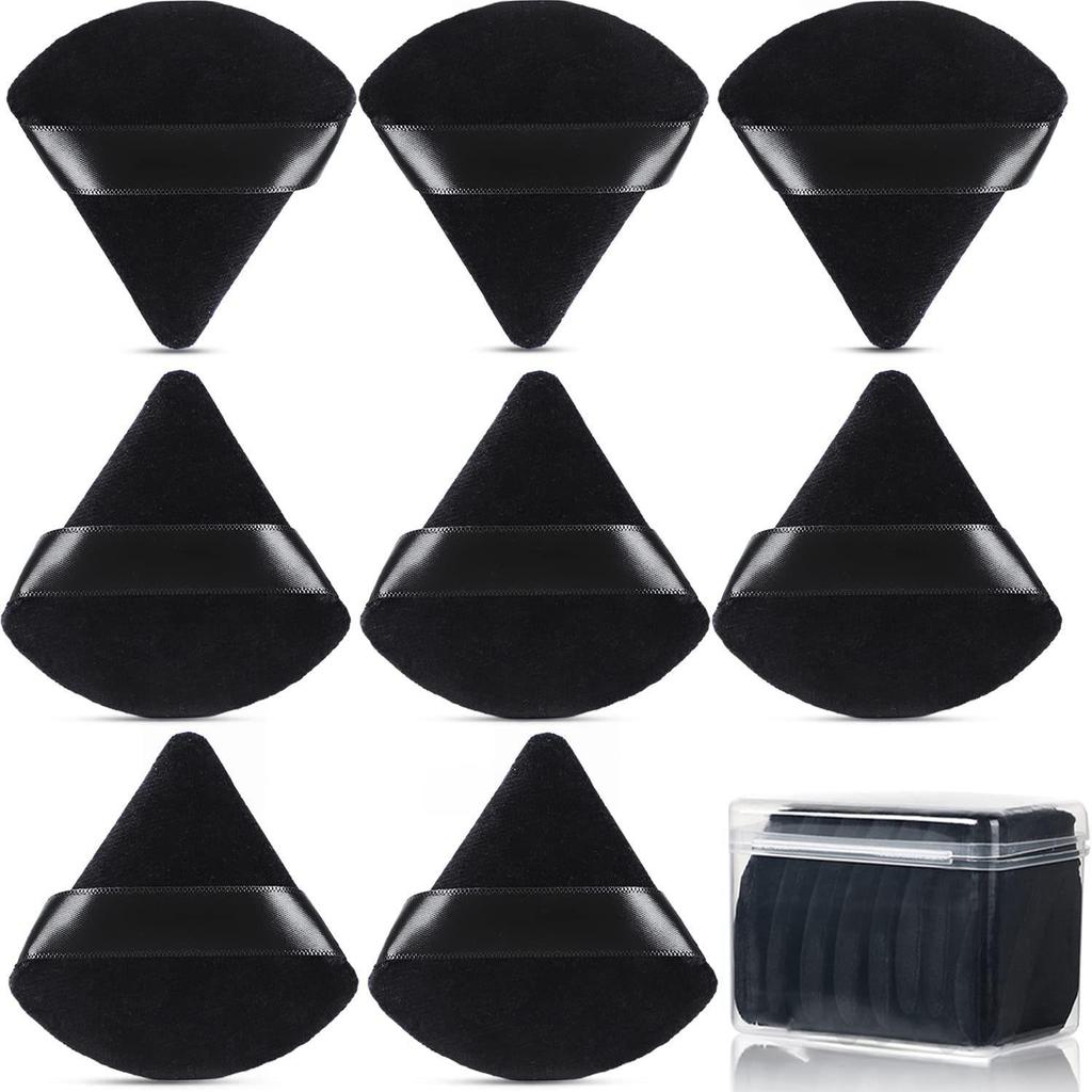 Cross-Border Triangle Powder Puff: Loose Powder Makeup Tool