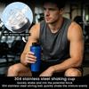 304 Stainless Cup 750ml - Leak Protein Mixer Bottle for Smoothies, Gym and Travel