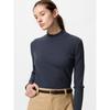 Rib High Neck T Long Sleeve