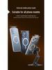 Aluminum Alloy Magnetic Phone Stand: Foldable, Height Adjustable, Multi-functional Desktop Holder for Live Streaming