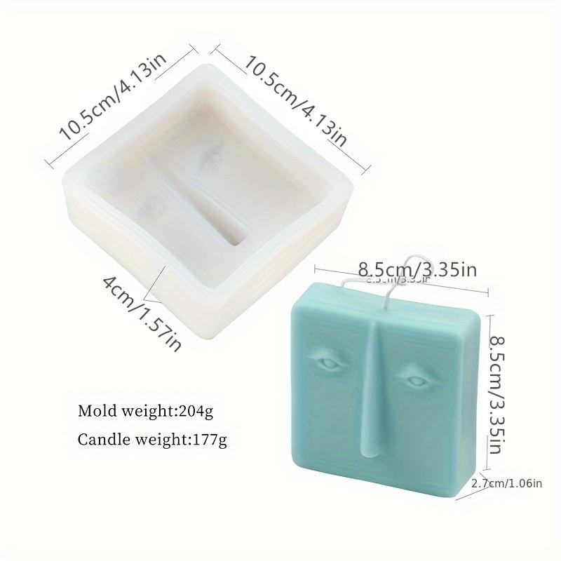 3D Art Abstract Human Face Candle Silicone Mold DIY Nordic Design Candle Making Plaster Aromath Soap Molds Home Decor Craft Gift
