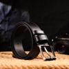 Reliable Men's Leather Belt GRANDE PELLE Leather Belt 21467 Black