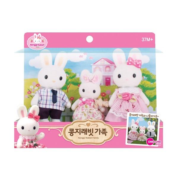 

Семейная кукла One&one Kongji Rabbit, 1 комплект, Популярные игрушки для корейских детей