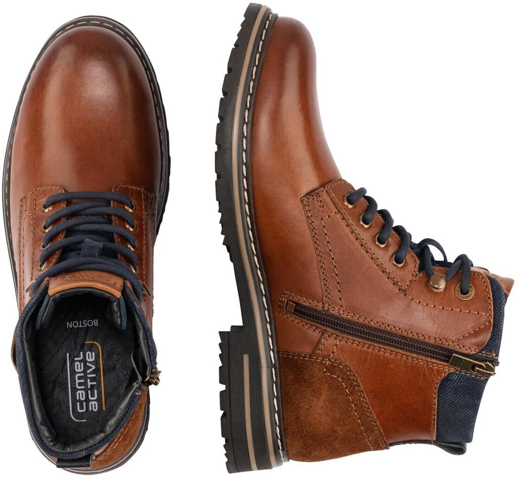 Ботинки Camel Active на шнуровке 53BTA03 коричневые