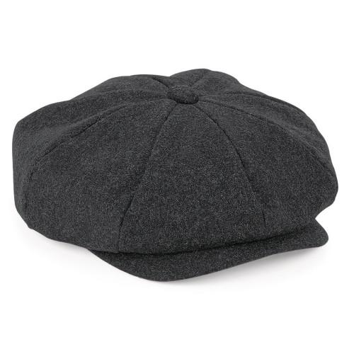 Beechfield Berretto Baker Boy Unisex Adulto Melton Wool