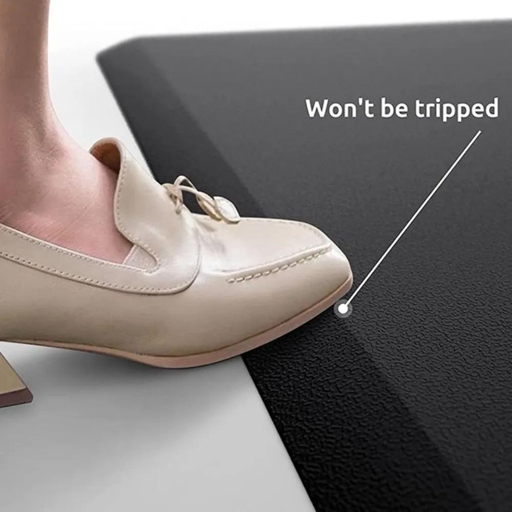 Durable Waterproof Kitchen Mat Cushioned Non-slip Anti Fatigue Mats PVC Washable Household Floor Mat Bedroom