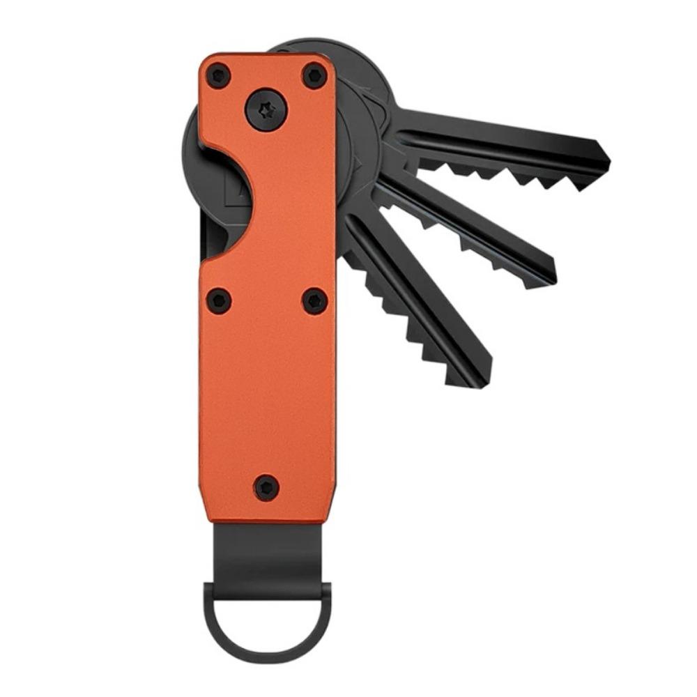 Innovative Metal Key Organizer Carbon Fiber Car Key Holder Keys Bag Key Case Holder  Women
