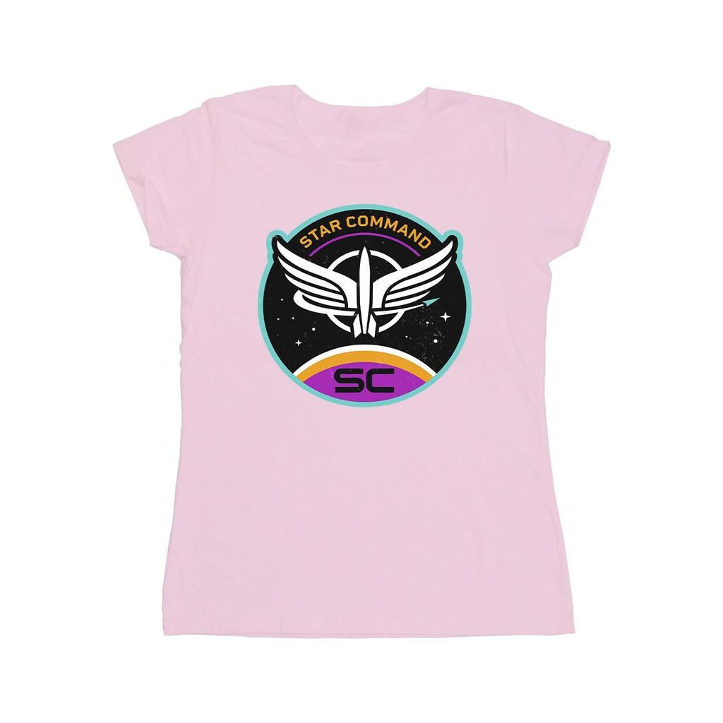 Disney Womens/Ladies Lightyear Star Command Circle Cotton T-Shirt