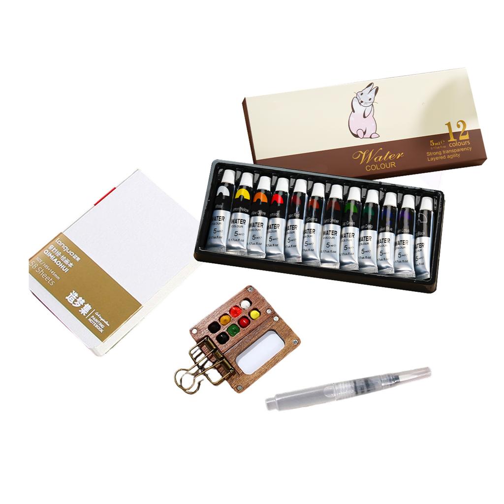 Portable Painting  Sketching  Travel Painting  Watercolor Paint Set 5ml