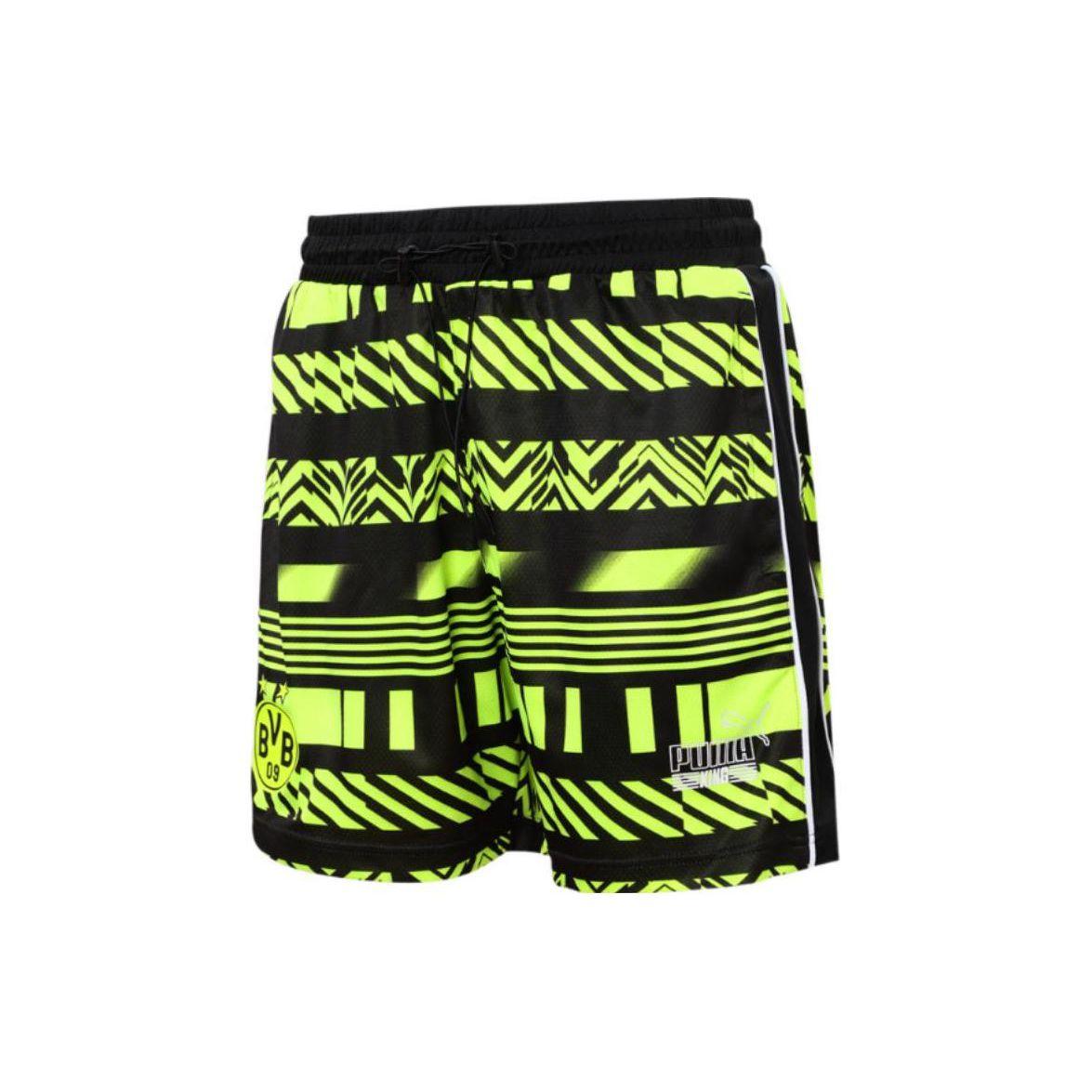 

Puma Temoond Color Block Drawstring Soccer Shorts Men Shorts Black 765050 L