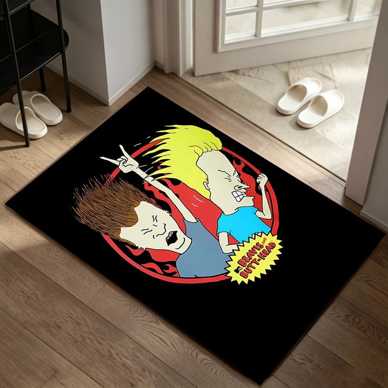 Beavis und Butt-Head Ein Teppich geeignet für Bürostuhlbereiche Wohnzimmer und Computertische perfekt für Heimbüros und ein ideales Weihnachtsgeschenk