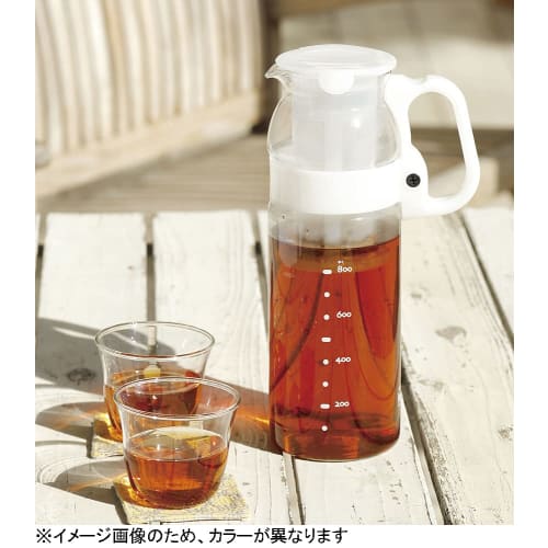 Iwaki Heat-Resistant Glass Coffee Server, Cold Brew Coffee & Tea, Handy Server, 1.3L, with Filter, T2933F2-BK