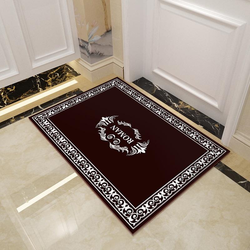 Home Floor Mat European Style Luxury Bathroom Non Slip Floor Mat Door Mat Bathroom Absorbent Floor Mat