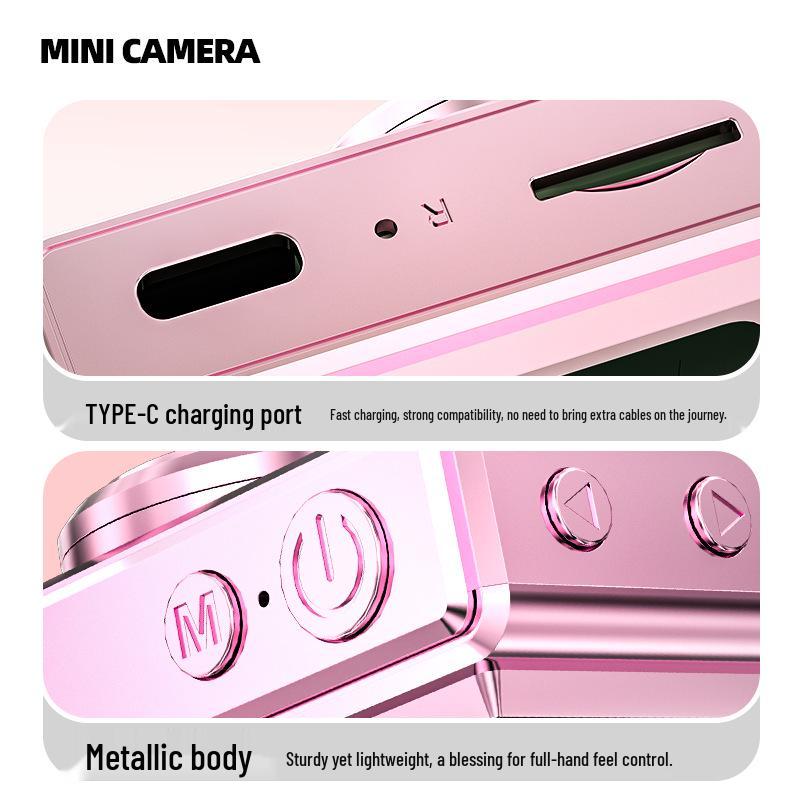 Compact Retro 1080P HD Mini Digital Camera for Students