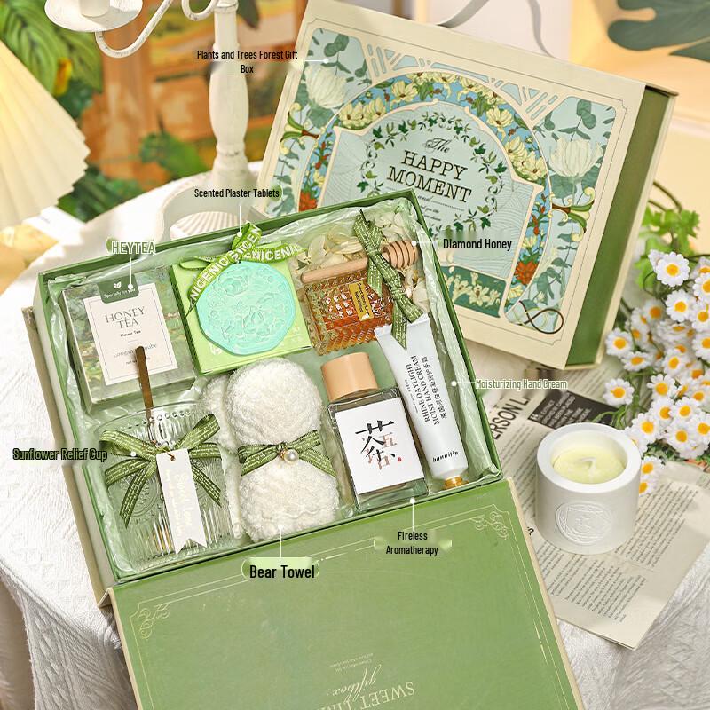 Sunflower Embossed Glass Cup Set Romantic Forest Set 11