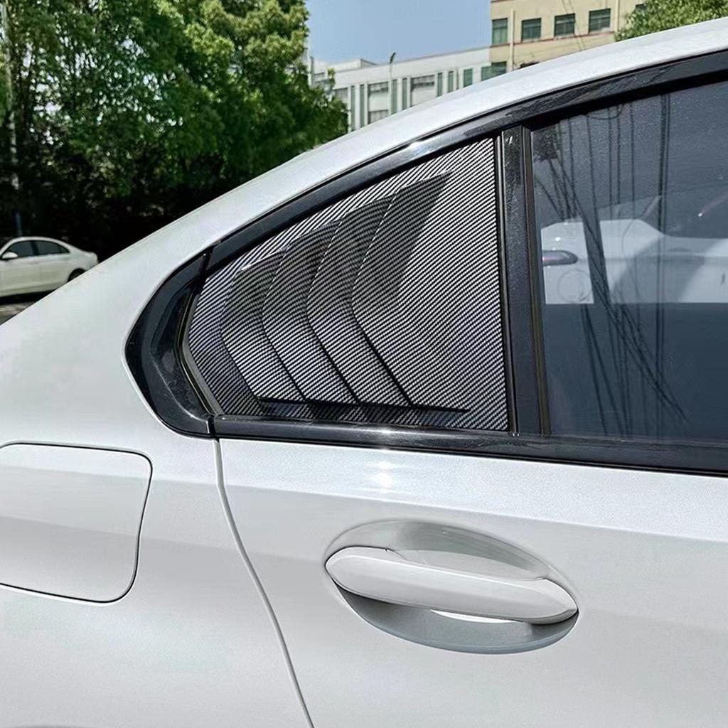 F30 Louvers For BMW 3 Series F30 318i 320i 325i 2013-2019 Rear Window Side Vent Shutter Louver Cover Trim Car Accessories