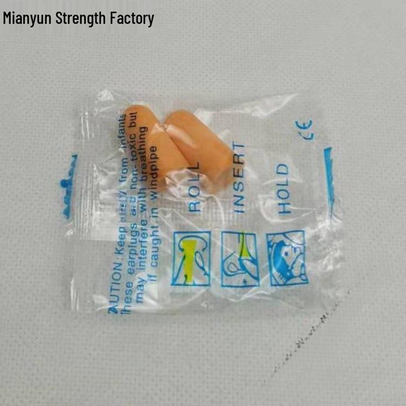Soundproof Disposable Earplugs | Individually Wrapped for Sleeping & Workshops