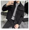 2025 Men's Pique Cool Jacket - High Street Trend, Hong Kong, Harajuku & Korean Style, Spring/Autumn Loose Fit