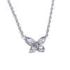 Yhpup Delicate Bling Cubic Zirconia Butterfly Pendant Necklace Gold Silver Color High Quality Fashion Collar Jewelry Waterproof