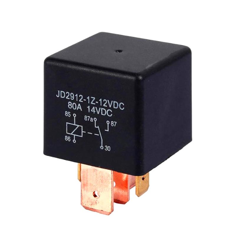 Waterproof 12V 80A 5Pin Dc Amp Spdt Car Relay + Practical Socket Car Starter Automotive Relay Universal Relays