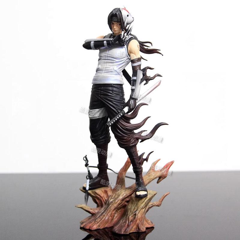 Anime Uchiha Itachi Model GK Statue Toys PVC Figuras 23.5cm Collection Action Figure Doll Ornament Manga Figurine Gift for Fans