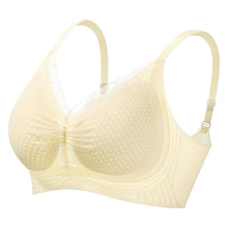 Premium Sense Breathable Non-marking Side Collection Comfortable Anti-sagging Breast No Steel Ring Vest Women's Bra