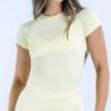 Quick-Dry Slim Fit Yoga T-Shirt - Stretch, Moisture & Sweat-Wicking Fitness Short Sleeve Top