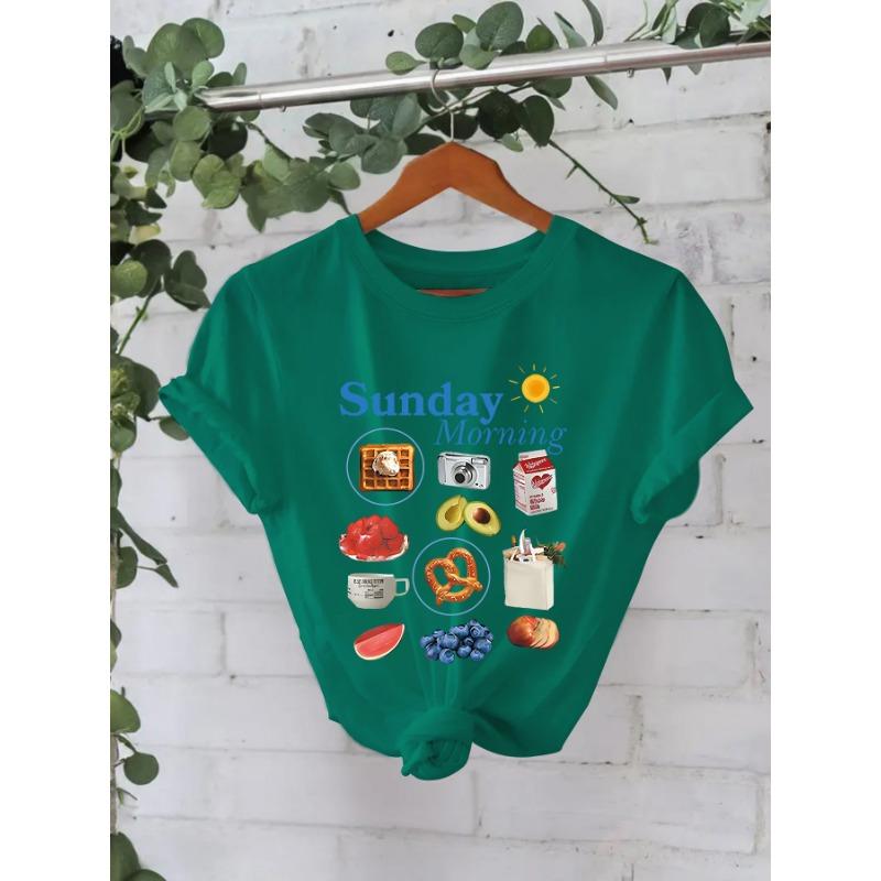 

Новая женская свободная повседневная футболка из чистого хлопка с круглым вырезом и короткими рукавами XXXL зелёный