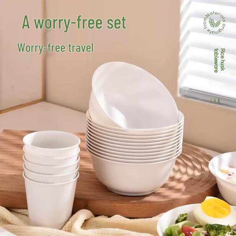 Youshu Biodegradable Rice Husk Soup Bowls