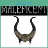 Nowa złota maska z rogami Maleficent z lateksu na Halloween, Cosplay i Karnawał 2024