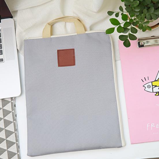 High-quality Document Bag Multifunctional with Handle Zipper Closure