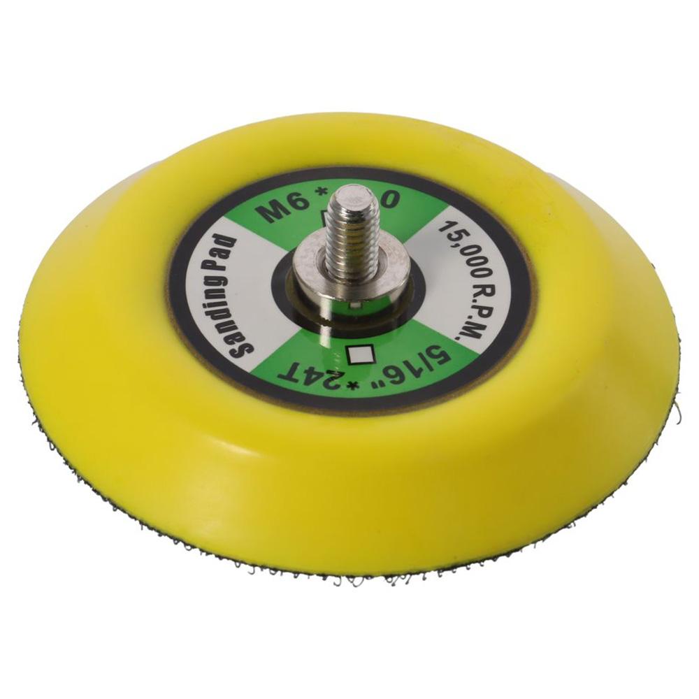 1pc M6 X 1.0 Thread Hook and Loop Pad Plate Polishing Backer Plate  for Dual Action Orbital Sanders