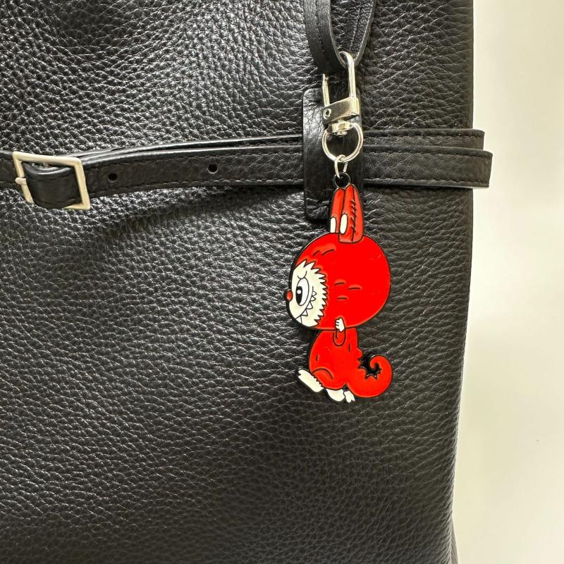 Cartoon Creative Alloy Keychain Schoolbag Pendant Car Keyring Jewellery Gift