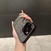 Built-in Lens Protector Case for iPhone 16/17 Pro Max, Leopard Print, Drop-Proof, Solid Color, High-End Feel
