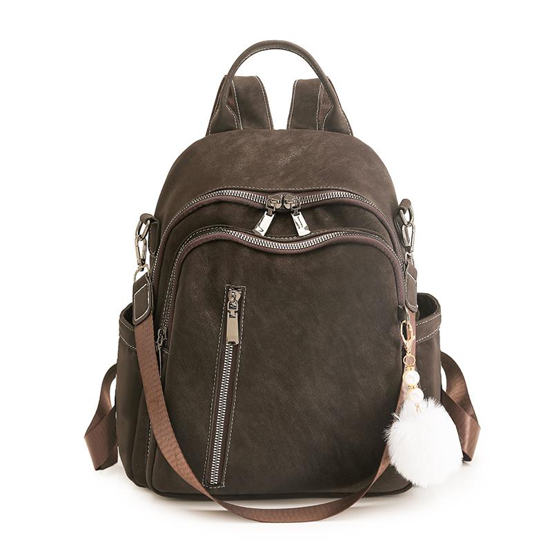 New Brand Luxury Backpacks Trendy Casual Fashion Soft Leather Bag Multifunctional New Women's Bag Travel Back Pack Shoulder Bags