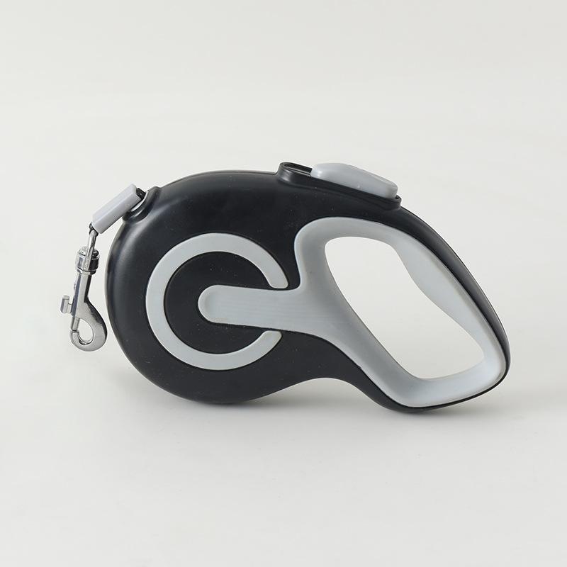 

Поводок-рулетка для питомца с резиновым покрытием и светоотражающей нитью, автоматический втягивающийся поводок для выгула собаки, товары для питомцев The rope is 3 meters long