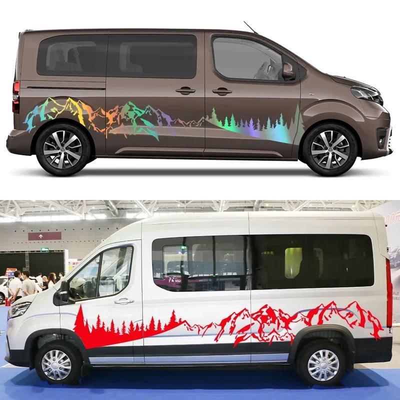 Mounta Forest Styling Van Body Side Sticker For Toyota ProAce Verso City Car Camper Graphics Decor Decal Auto Accessories