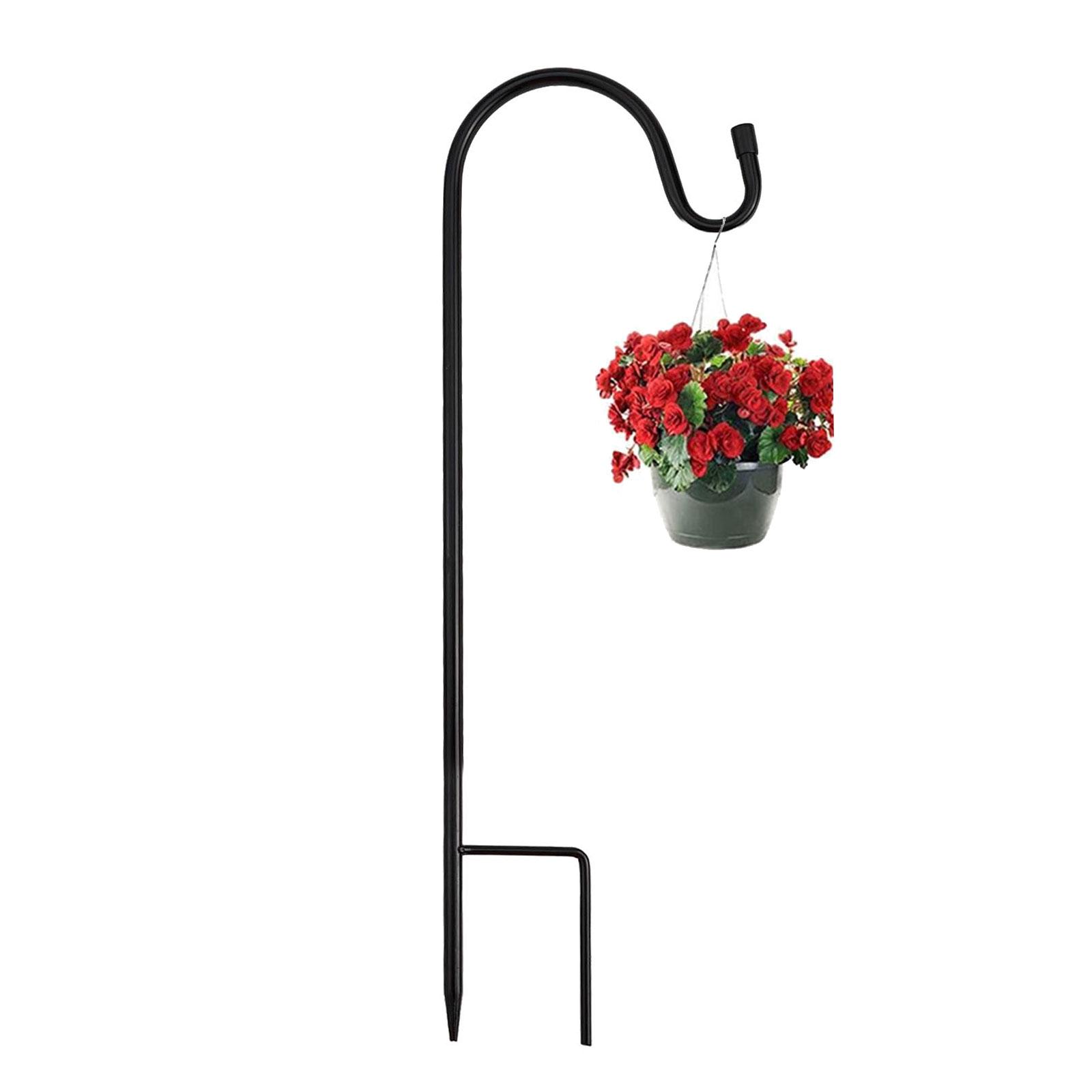 Shepherd Hook Tall Garden Outdoor Hook Outdoor Grassland Garden Rust Proof Ground Hook Hanging Courtyard Light 90cm
