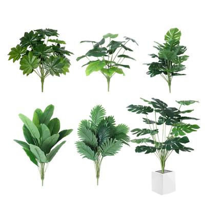 Artificial Flowers Large Leaf Tree Plants Realistic Looking Fine Texture