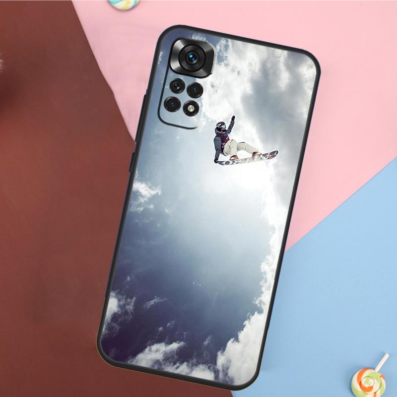Cool Sports Snowboarding Cover For Xiaomi Redmi Note 13 14 Pro 12 11 9 10 9S 10S 11S 12S Redmi 14C 10C 12C 13C Case