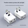 1Pc 2Pin 90 Angle Rotatable Power Socket Plug Adapter Foldable Travel Aadapters Power Converter Plug Electrical Socket
