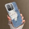 Retro-Denim-Muster Weiche Handyhülle für Xiaomi Redmi 15C 15 14C 13C 12C Poco X5 X6 X7 Pro X3 F8 F7 Ultra M8 13 12 Hülle Rückseite Sie