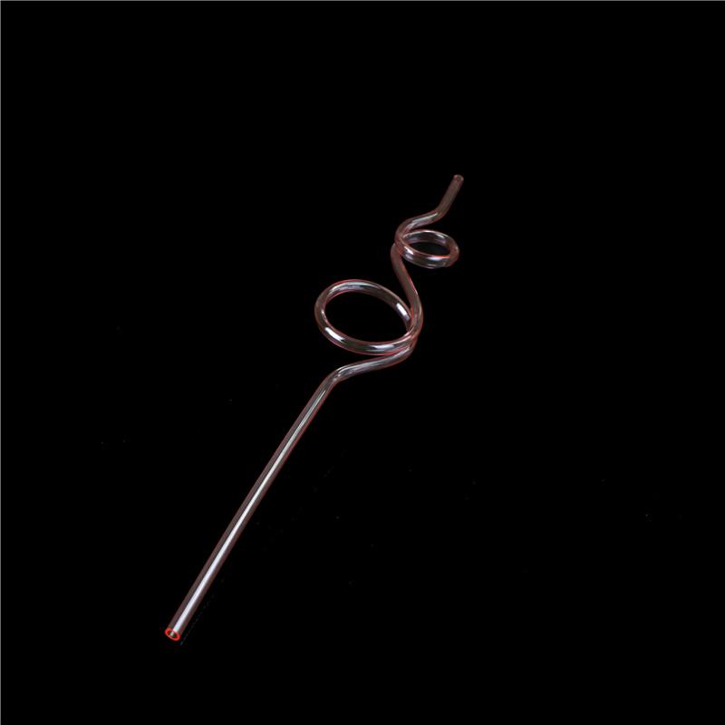 

10 шт. Пластиковые соломинки для питья, разноцветные, сумасшедшие, фигурные, молочные, чайные соломинки