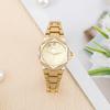 Montre Simple pour Femme Incrustée de Diamants, Montre à Quartz Haut de Gamme, Tempérament Mode Féminin, Montre Bracelet Décontractée de Luxe Léger