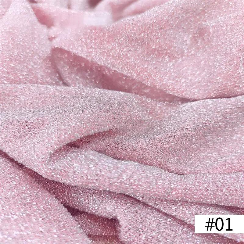 50x150cm Bright Shimmer Glitter Fabric Wedding Party Curtain Handmade Material DIY Sewing Craft Clothing Supplies 50x150cm