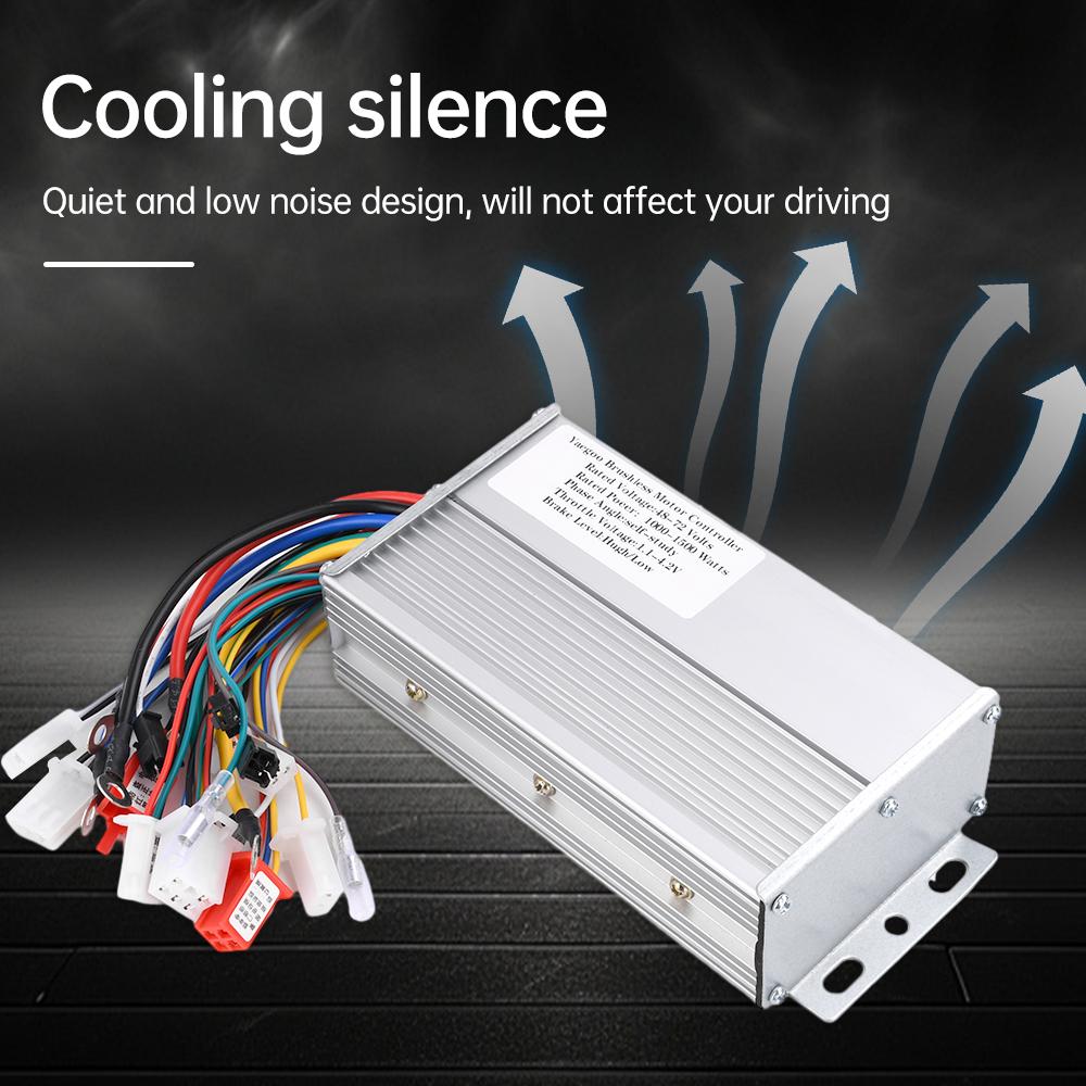 Bürstenloser Controller für Elektrofahrzeuge, Drehzahlregelung des Gleichstrommotors, intelligentes Dual-Mode-Antriebsmodul, DC 48 V, 60 V, 64 V, 72 V, 1000 W – 1500 W