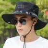 UV Protection Bucket Hat Wide Brim Sunscreen Hat Fashion Fisherman Hat  Fishing Camping