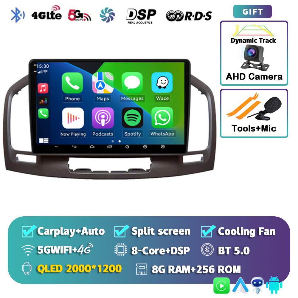Android 14 Carplay Auto For Buick Regal Opel Insignia 2009 2010 2011 2012 2013 Car Radio Multimedia Player Stereo GPS WIFI+4G BT